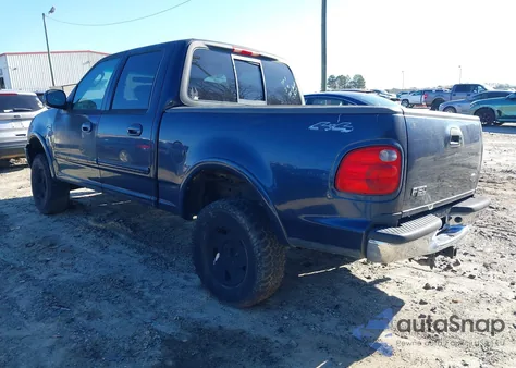 2002 Ford F-150 Lariat/Xlt from USA, damaged, VIN 1FTRW08L22KD36714